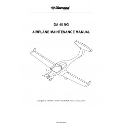Diamond DA40 NG Airplane Maintenance Manual