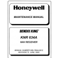 Bendix King KNR 634A NAV Receiver Maintenance Manual 006-15644-0012