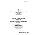 De Havilland DHC-6 Twin Otter Series 300 Maintenance Manual Volume 1