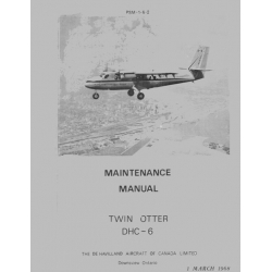 DeHavilland DHC-6 Twin Otter  Maintenance Manual 1968