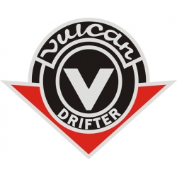 Drifter Vulcan Motorcycle Logo,Decals!