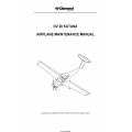 Diamond DV 20 Katana Airplane Maintenance Manual 