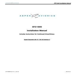 Aspen EFD1000 Installation Manual A-01-126-00_C