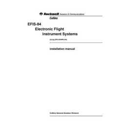Rockwell Collins EFIS-84 Electronic Flight Instrument Systems Installation Manual 523-0775963-003113