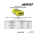 Artex ELT 345 Description, Operation, Installation and Maintenance Manual Y1-03-0282