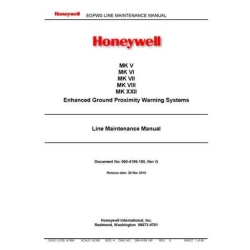 Egpws MK V,VI,VII,VIII,MK-XXII Line Maintenance Manual 060-4199-180
