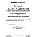 Beechcraft Super King Air B200 & B200C Pilot's Operating Handbook and Airplane Flight Manual 101-590010-147C9
