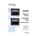Avidyne EXP5000 Entegra and Envision Installation Manual P/N 600-00141-001