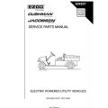 Ezgo Electric Powered Utility Vehicle Service Parts Manual (2006) 604937