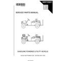 Ezgo Gasoline Powered Utility Vehicle Service Parts Manual ()2005-2008 600115G01