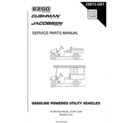 Ezgo Gasoline Powered Utility Vehicles Service Parts Manual (2004) 28571-G01