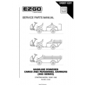 Ezgo Gasoline Powered Cargo and Personnel Carriers Service Parts Manual (1992-2002) 34887-G01