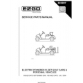 Ezgo Electric Powered Fleet Golf Cars & Personal Vehicles Service Parts Manual (2005-2008) 602907