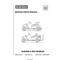 Ezgo Electric and DCS TXT Vehicles Service Parts Manual (1995-1996) 28287-G01