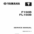 Yamaha F150B FL150B Motorcycle 6BM-28197-5L-11 Service Manual 2008