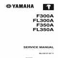 Yamaha F300A, FL300A, F350A, FL350A Motorcycle Service Manual 6BJ-28197-3K-11 2013