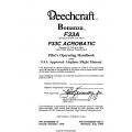 Beechcraft Bonanza F33A-F33C Acrobatic Pilot's Operating Handbook and Flight Manual 33-590009-13 33-590009-13A11