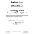 Beechcraft King Air F90 (Serials LA-2 thru LA-204, except LA-202) Pilot's Operating Manual and Airplane Flight Manual 109-590010-3A12