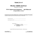 Beechcraft Model 1900D Airliner Serials UE-1 and After Airplane Flight Manual 129-590000-3E17