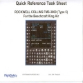 Rowell Collins FMS-3000 Type 5 for the Beechcraft King Air Quick Reference Task Sheet