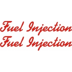 Fuel Injection Aircraft Decal,Sticker 1.5''high x 7''wide!