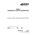 Artex G406-4 Emergency Locator Transmitter Operation, Installation Maintenance Manual 453-5012