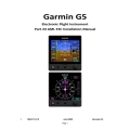Garmin G5 Electronic Flight Instrument Part 23 AML STC Installation Manual 190-01112-10_v20