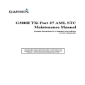 Garmin G500H TXi Part 27 AML STC Maintenance Manual 190-02401-01