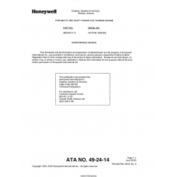 Garrett Model GTCP36-150(F2M) Maintenance Manual 3800548-1/-2