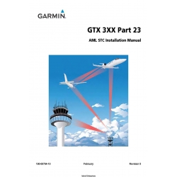 Garmin GTX 3XX Part 23 AML STC Installation Manual 190-00734-10