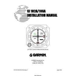 Garmin GI 102A/106A Installation Manual 190-00180-00 2001