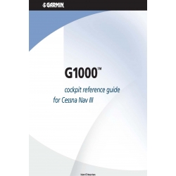 Garmin G1000 Cockpit Reference Guide for Cessna Nav III 190-00384-03 