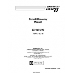 De Havilland Dash 8 Series 300 Aircraft Recovery Manual  PSM 1-83-9