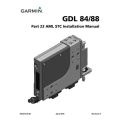 Garmin GDL 84/88 Part 23 AML STC Installation Manual 190-01310-00