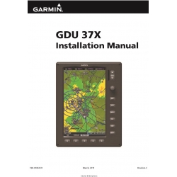 Garmin GDU 37X Installation Manual 190-01054-01