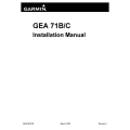 Garmin GEA 71B/C Installation Manual 190-01807-00
