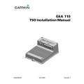 Garmin GEA 110 TSO Installation Manual 190-01825-00