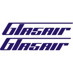 Glasair Aircraft Decal,Sticker 2 3/4''high x 15 3/4''wide!