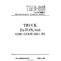 GMC CCKW-352-353 Truck 2 1/2-Ton, 6x6 Technical Manual TM 9-801