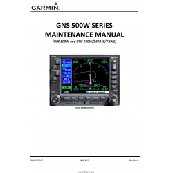 Garmin GNS 500W Series (GPS 500W and GNS 530W/530AW/TAWS) Maintenance Manual 190-00357-05