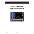 Garmin GNS 500W Series Maintenance Manual 190-00357-05-Rev A