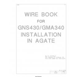  Wire Book GNS430/GMA340 Installation in agate