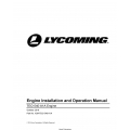 Lycoming TEO-540-A1A Engine Installation and Operation Manual 2018