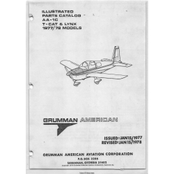 Grumman AA-1C T-CAT & LYNX Illustrated Parts Catalog