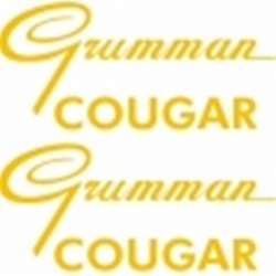 Grumman Cougar Aircraft Decal/Sticker!