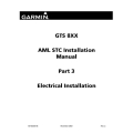 Garmin GTS 8XX AML STC Part 3 Electrical Installation Manual 190-00993-05