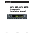 Garmin GTX 330, GTX 330D Transponder Installation Manual 190-00207-02_v2007-Rev-L