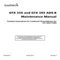 Garmin GTX 33X and GTX 3X5 ADS-B Maintenance Manual 190-00734-11_v16