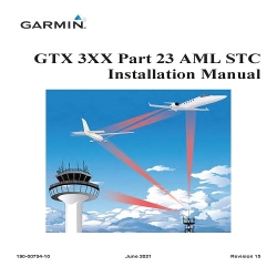 Garmin 3XX Part 23 AML STC Installation Manual 190-00734-10_v21