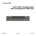 Garmin 3X5 Transponder TSO Installation Manual 190-01499-02_v20